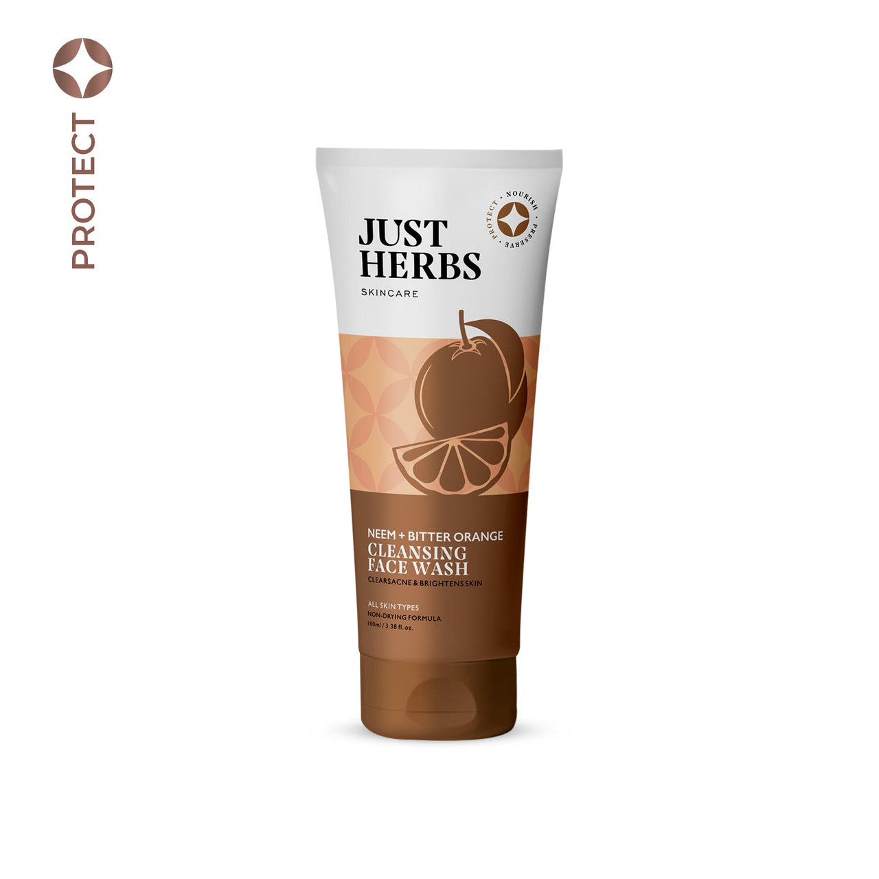 Cleansing Face Wash with Neem and Bitter Orange / Silksplash