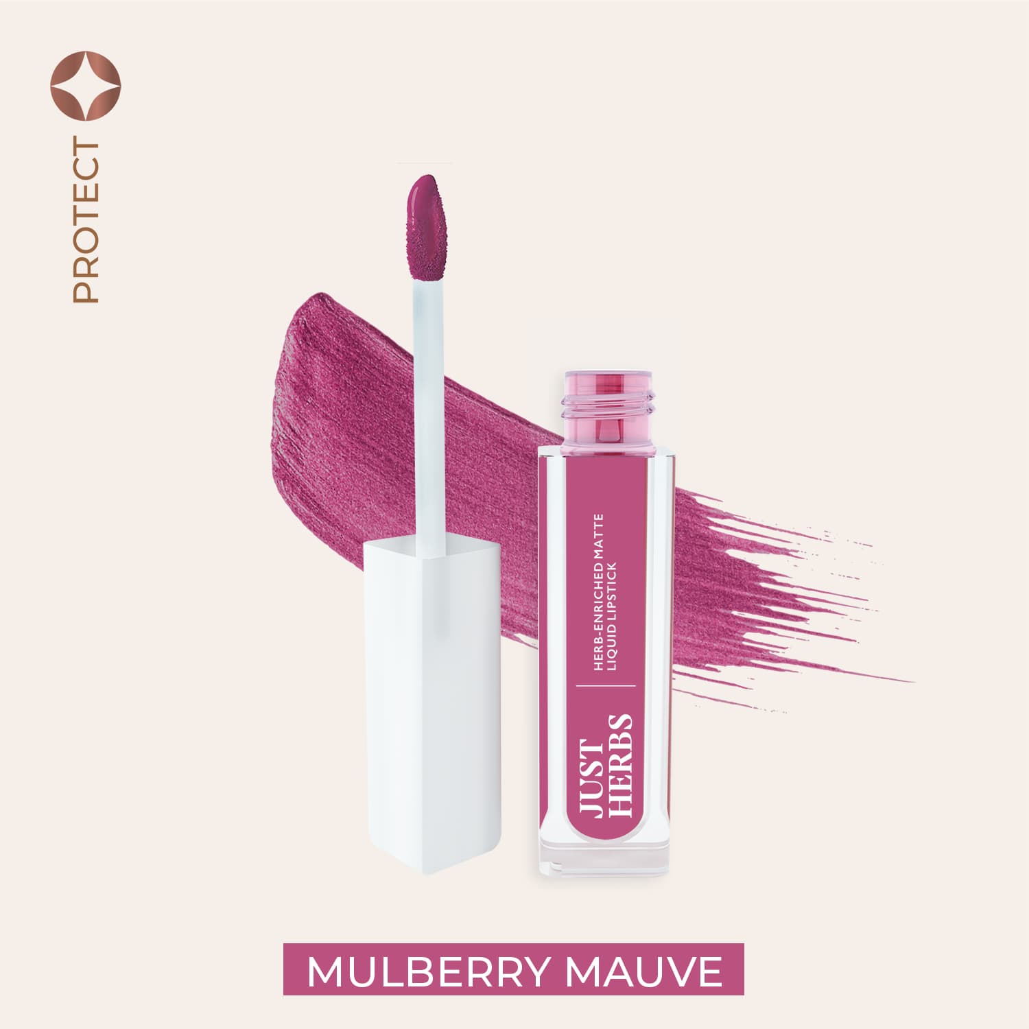 Herb-enriched Matte Liquid Lipstick - Just Herbs, Mulberry_mauve
Herb-enriched Matte Liquid Lipstick - Just Herbs, Mulberry_mauve
