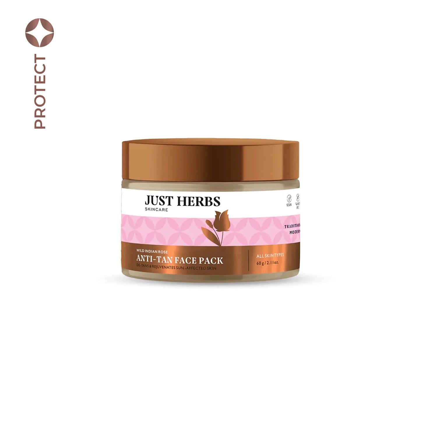 Anti-Tan Face Pack - Wild Indian Rose