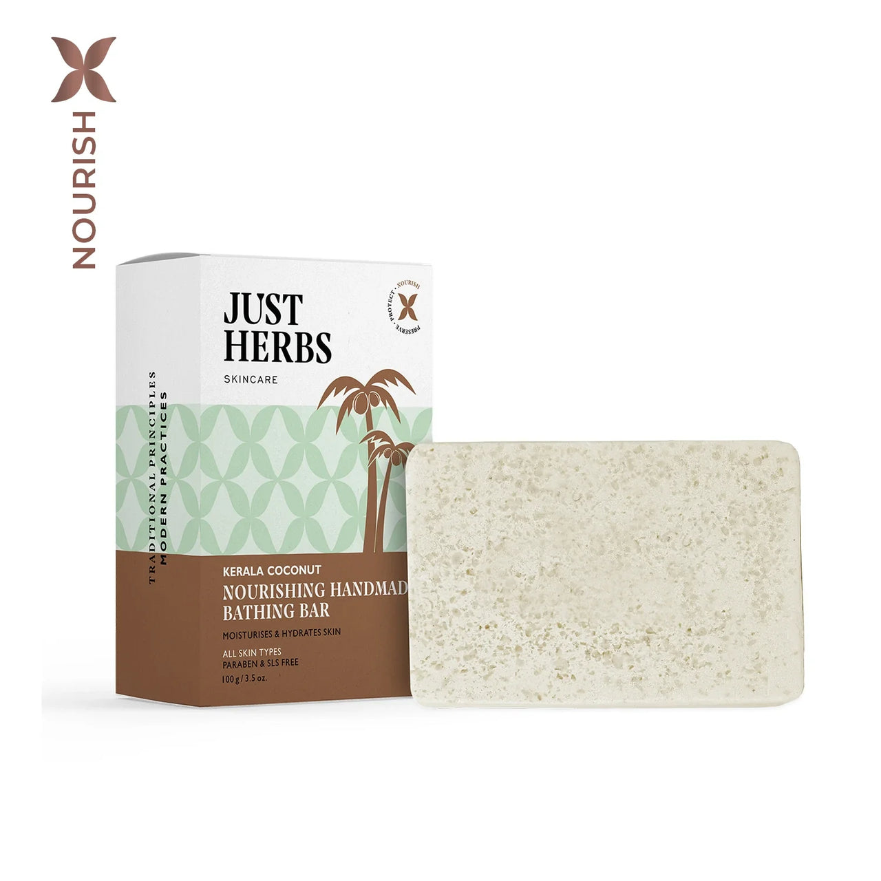Kerala Coconut Nourishing Handmade Bathing Bar