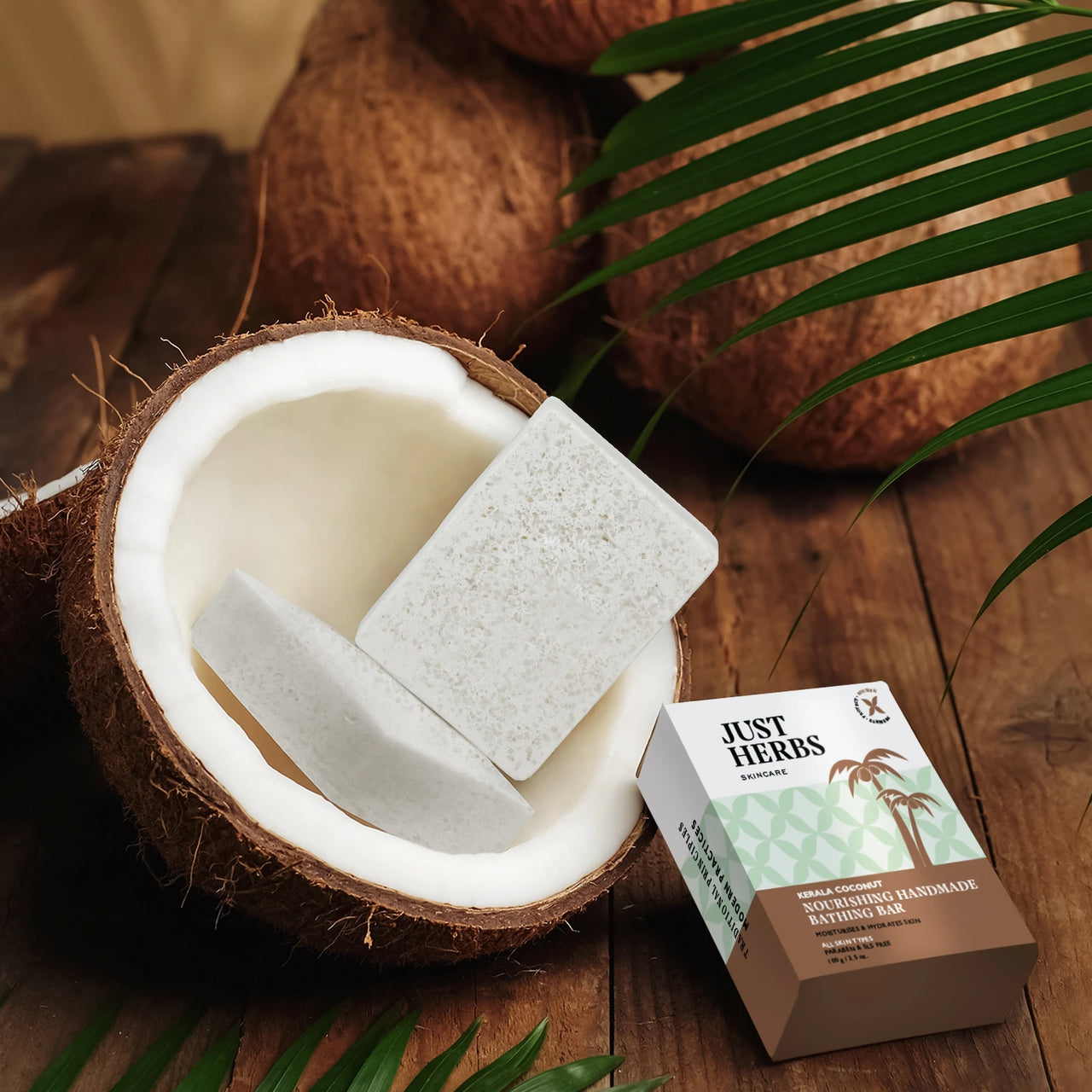 Kerala Coconut Nourishing Handmade Bathing Bar