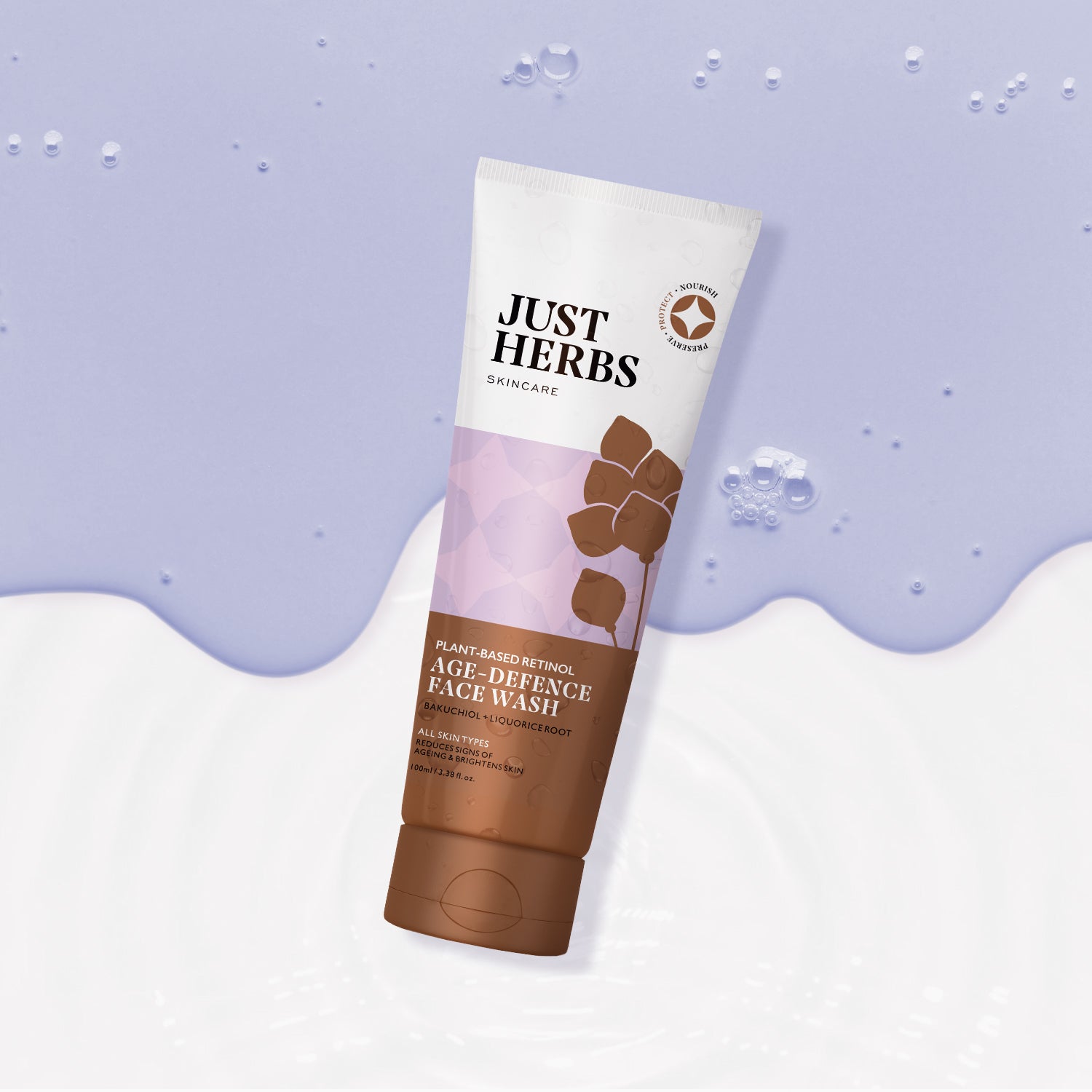 Age-defence Face Wash - Plant-based Retinol - Just Herbs
Age-defence Face Wash - Plant-based Retinol - Just Herbs