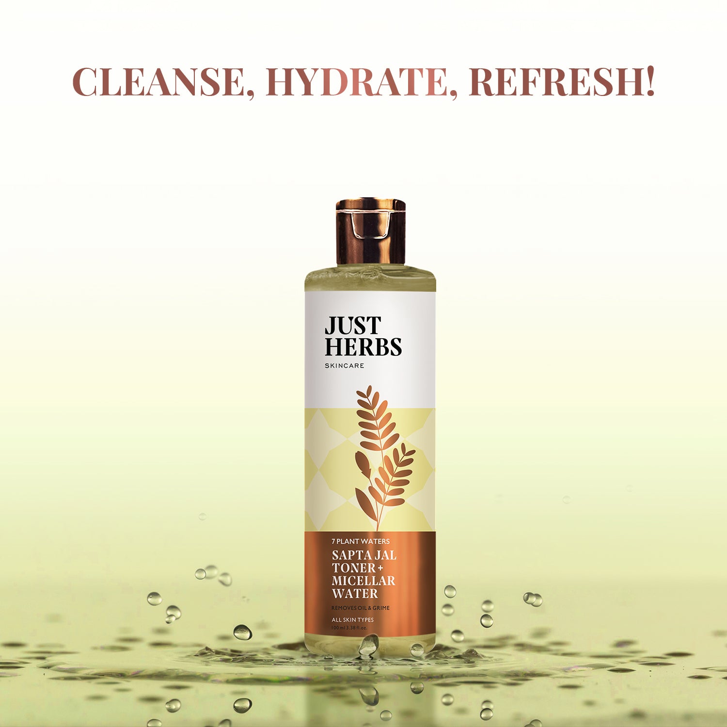 Sapta Jal Toner Micellar Water: 7 Plant Waters
Sapta Jal Toner Micellar Water: 7 Plant Waters