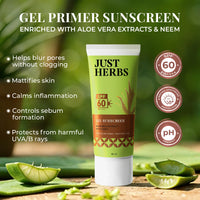Thumbnail for Gel Sunscreen with Neem & Aloe Vera | SPF 60 PA++++