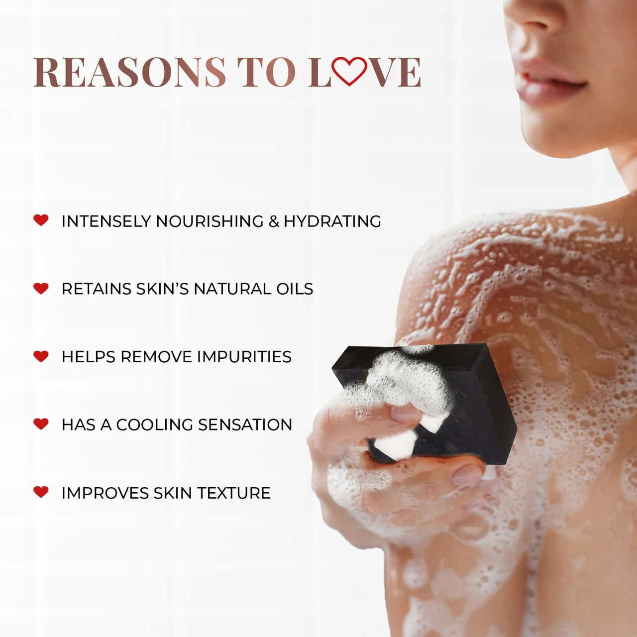Deep Cleansing Bathing Bar with Coconut and Activated Charcoal