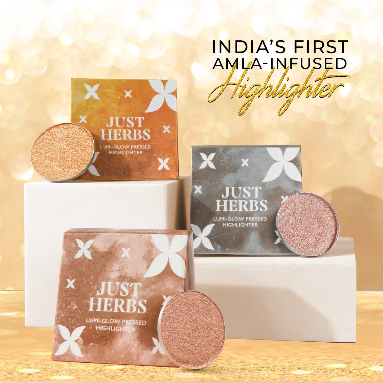 Lumi-glow Pressed Highlighter with Shea Butter and Amla