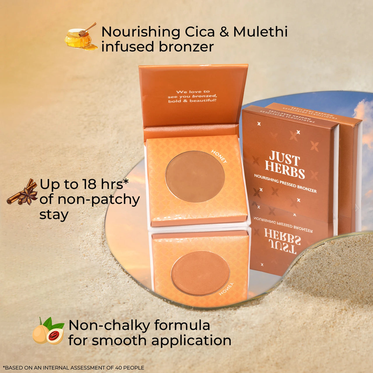 Nourishing Pressed Bronzer with Liquorice and Cica