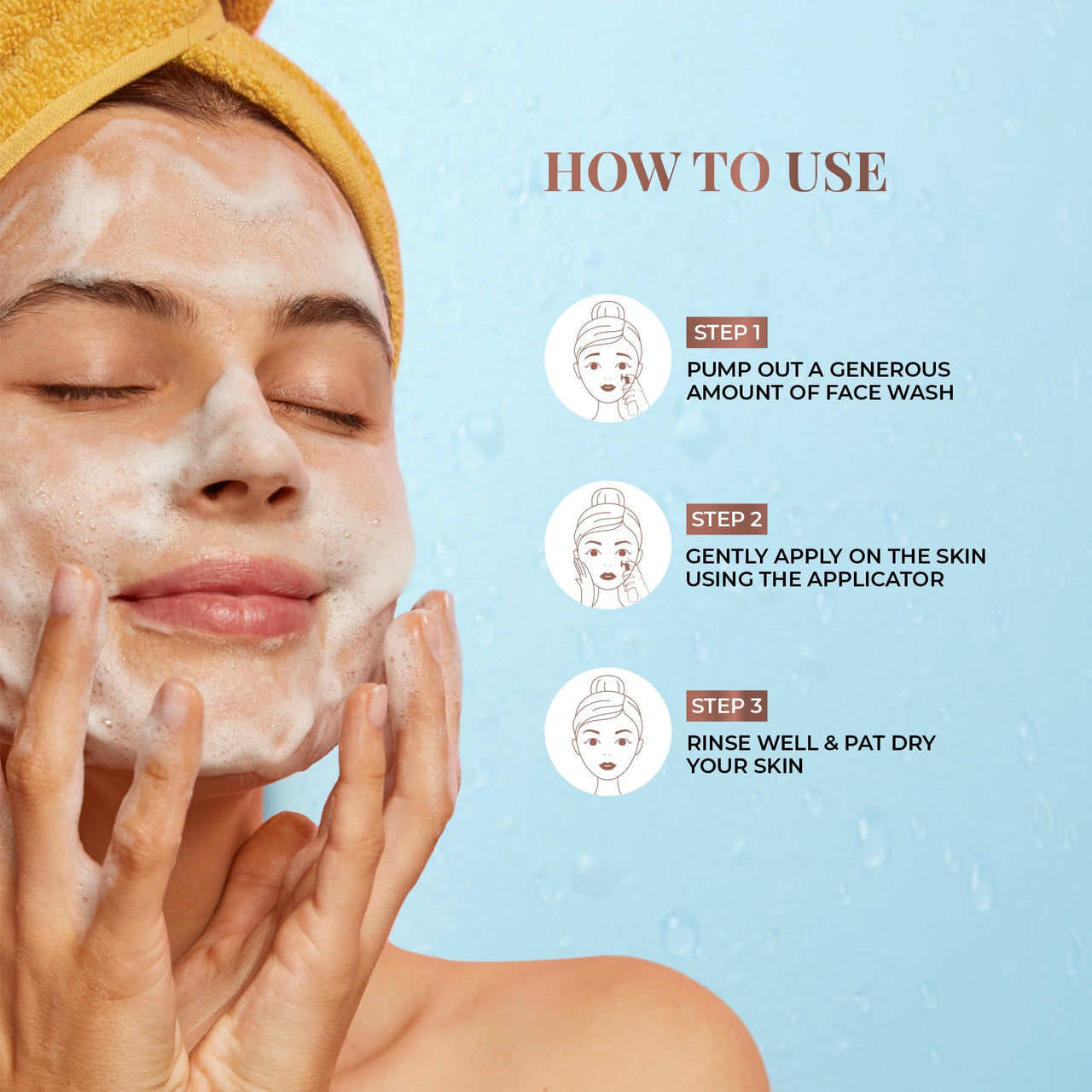 Foaming Face Wash with Papaya & Lemon for Spot Reduction:100ml