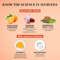 Thumbnail for Just Herbs Radiant Glow Face Gel Cream with Mandarin & Saffron - 50ml