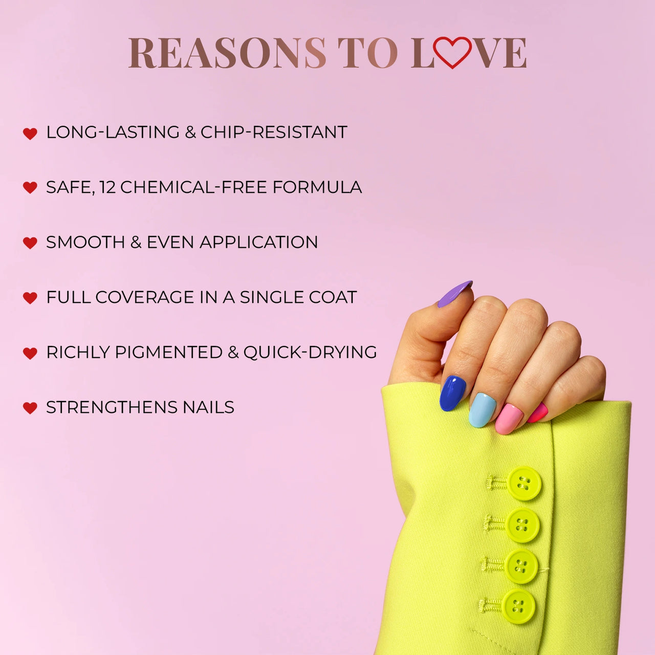 Nail Paints | 12-Free Formula