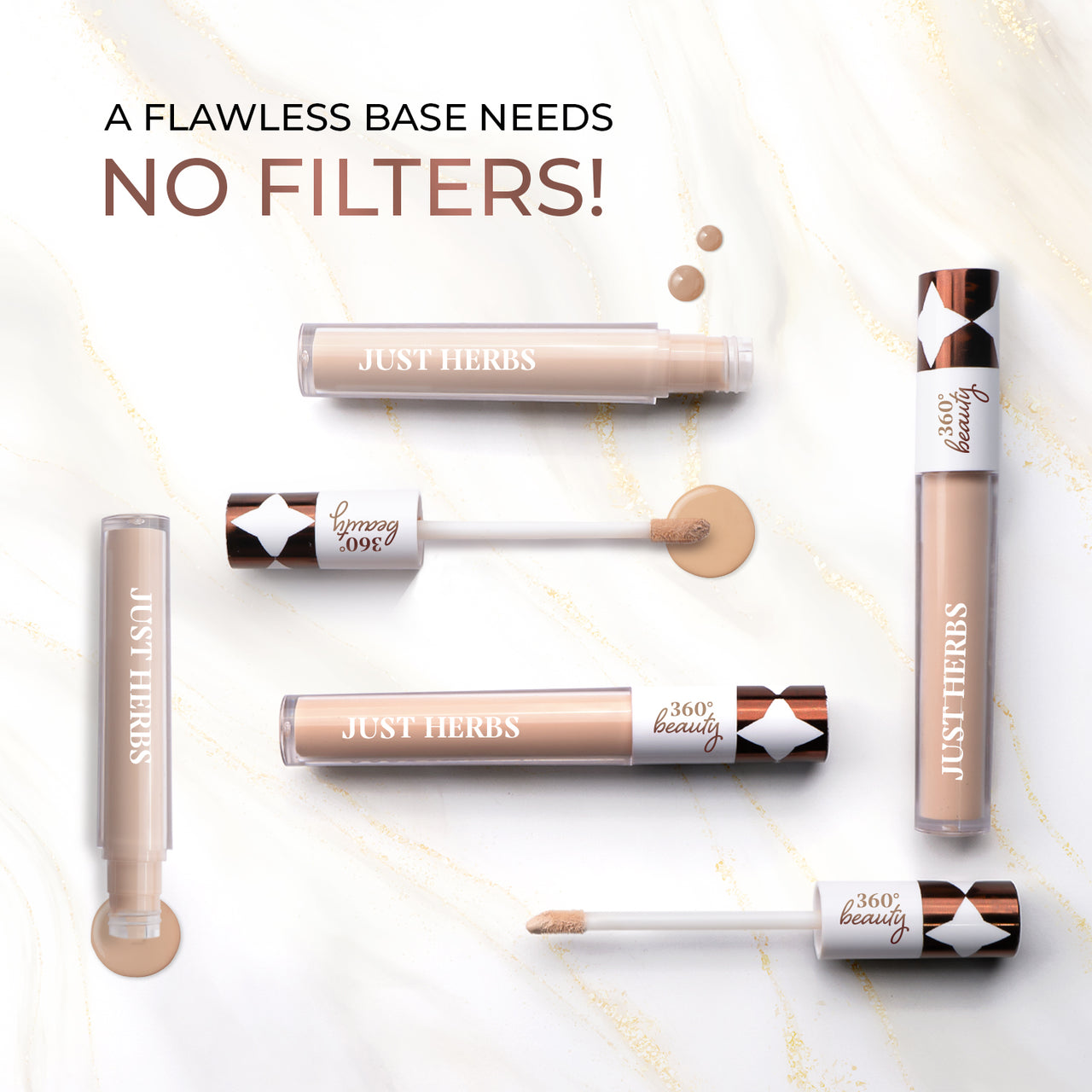 Full Cover Filter Finish Concealer with Kumkumadi and Rice Starch