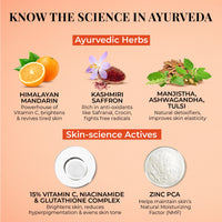 Thumbnail for Just Herbs Radiant Glow Face Serum with Mandarin & Saffron - 30ml