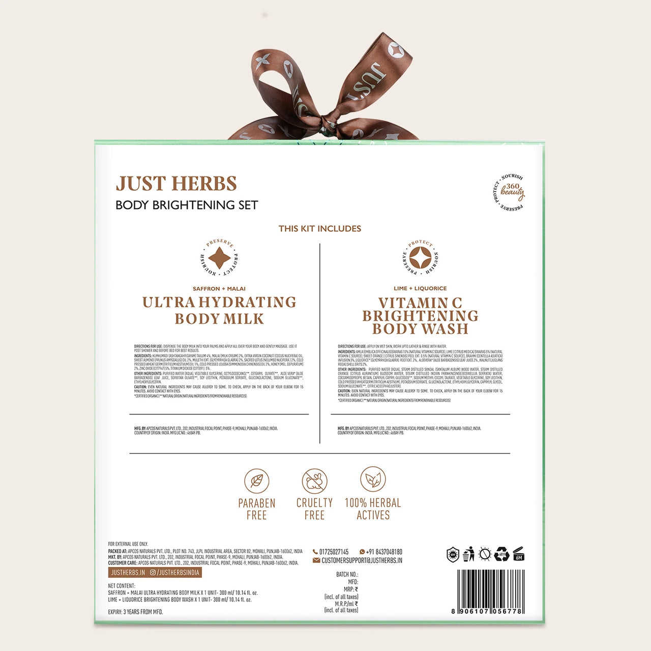 The Hydraclean Kit: Body Brightening Set