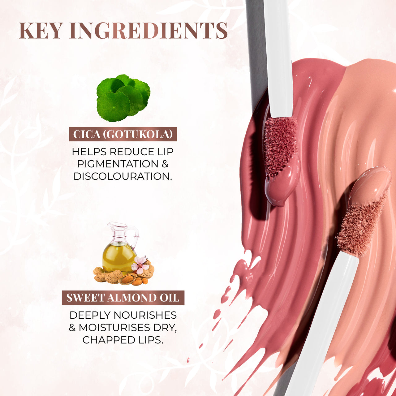 Plant-powered Glass Lip Ink with Cica and Sweet Almond Oil