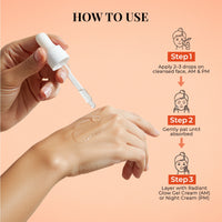 Thumbnail for Just Herbs Radiant Glow Face Serum with Mandarin & Saffron - 30ml