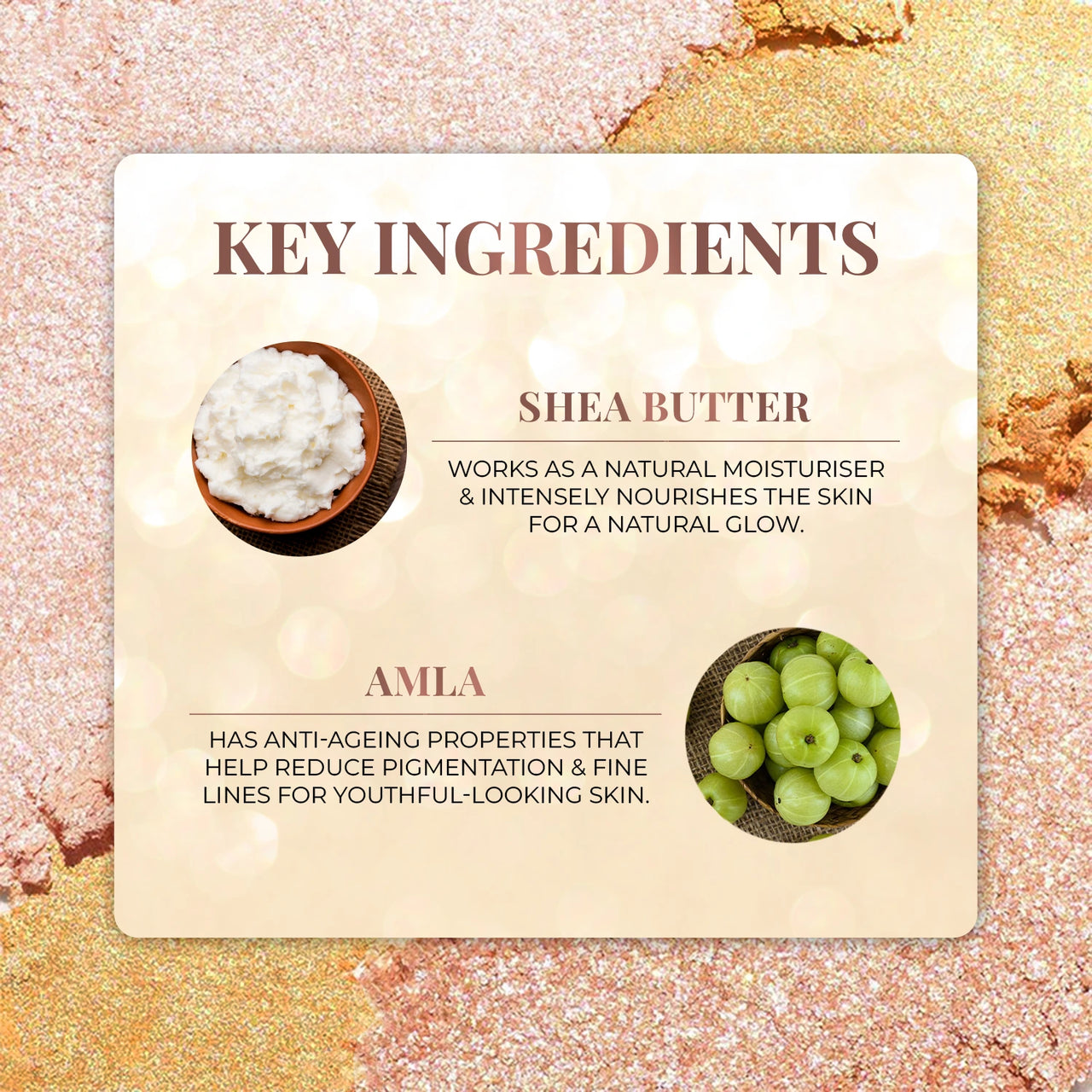 Lumi-glow Pressed Highlighter with Shea Butter and Amla