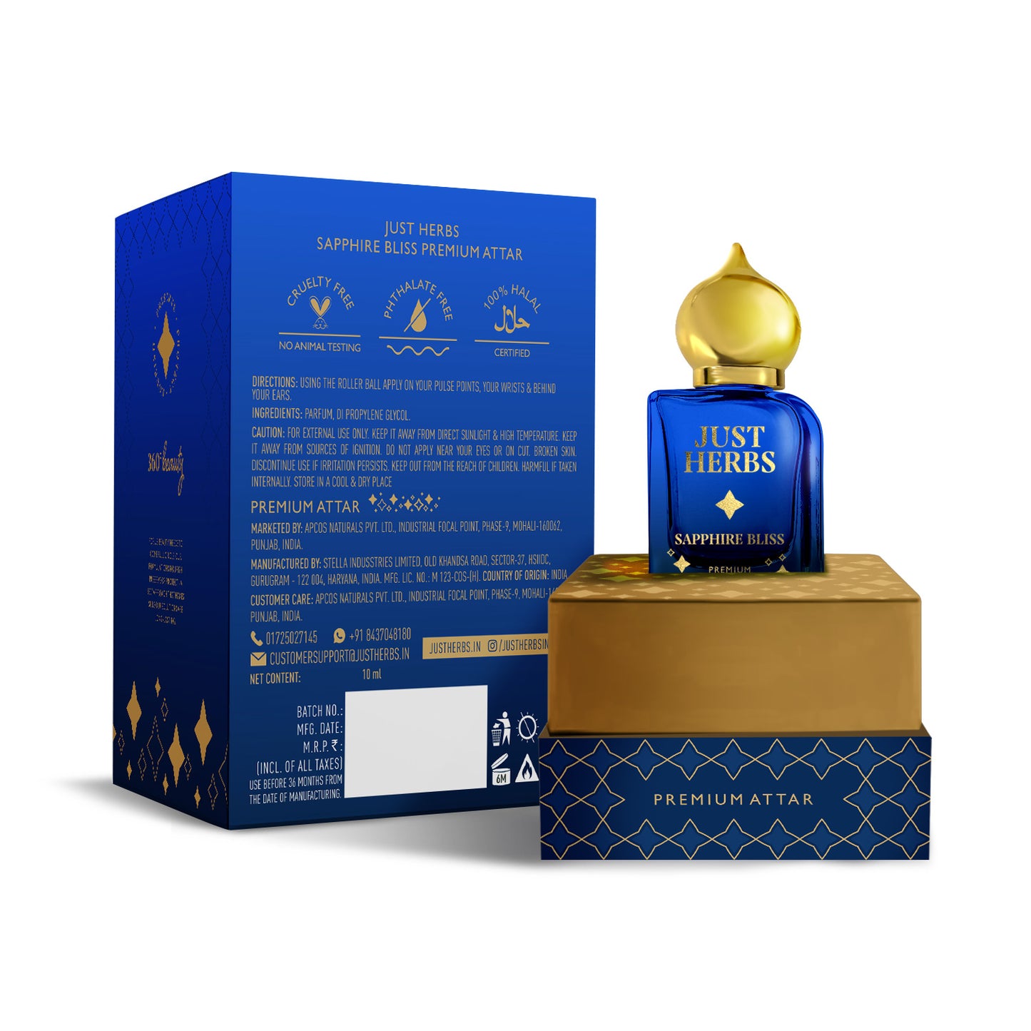 Sapphire Bliss Premium Attar