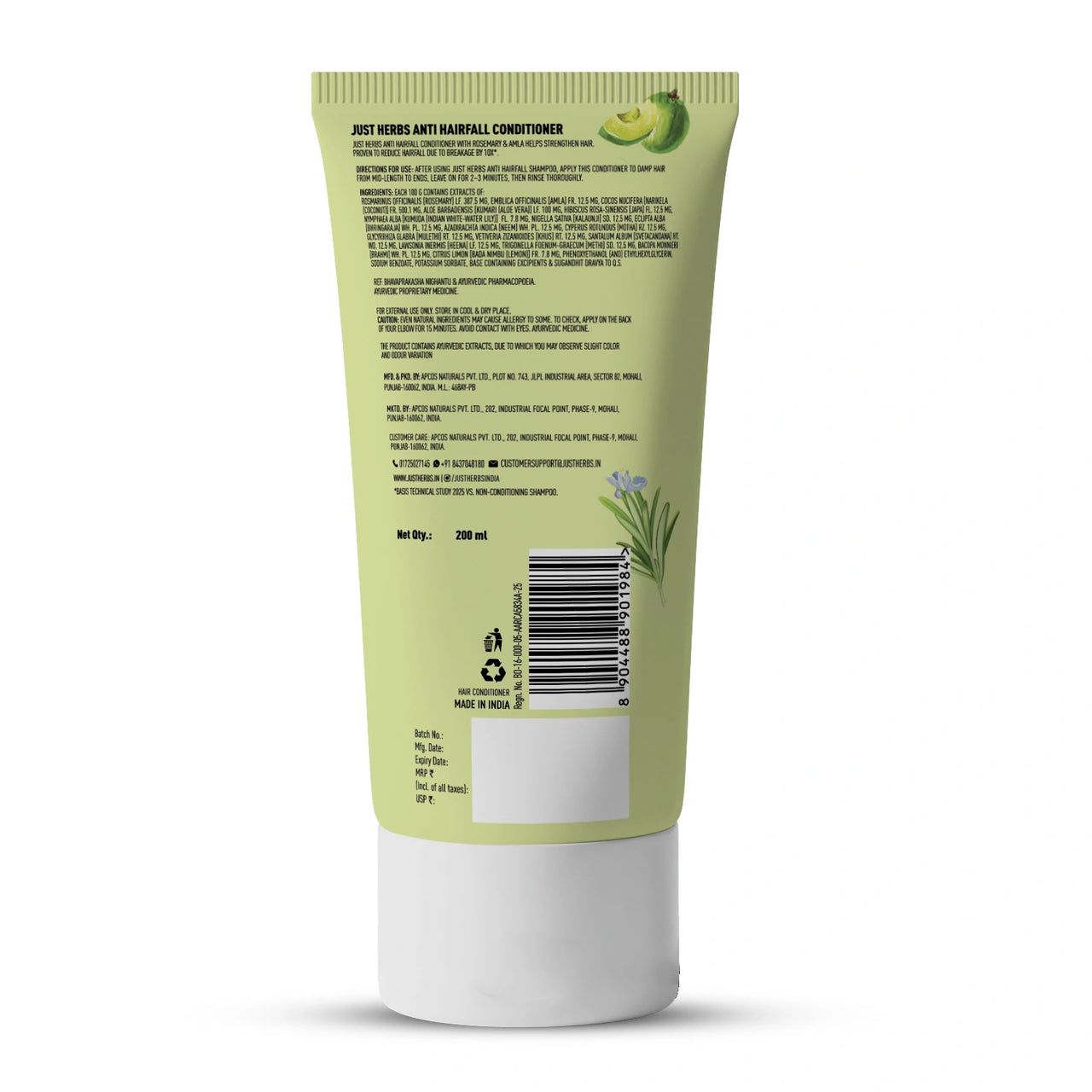 Anti Hairfall Conditioner | Rosemary, Amla & 14 Herbs