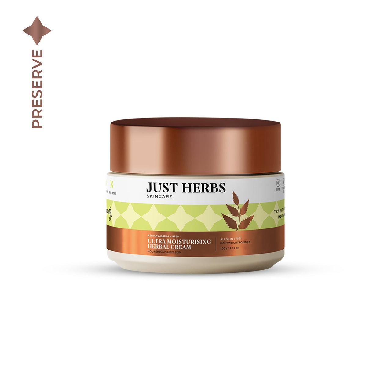 Ultra Moisturising Herbal Cream with Ashwagandha and Neem