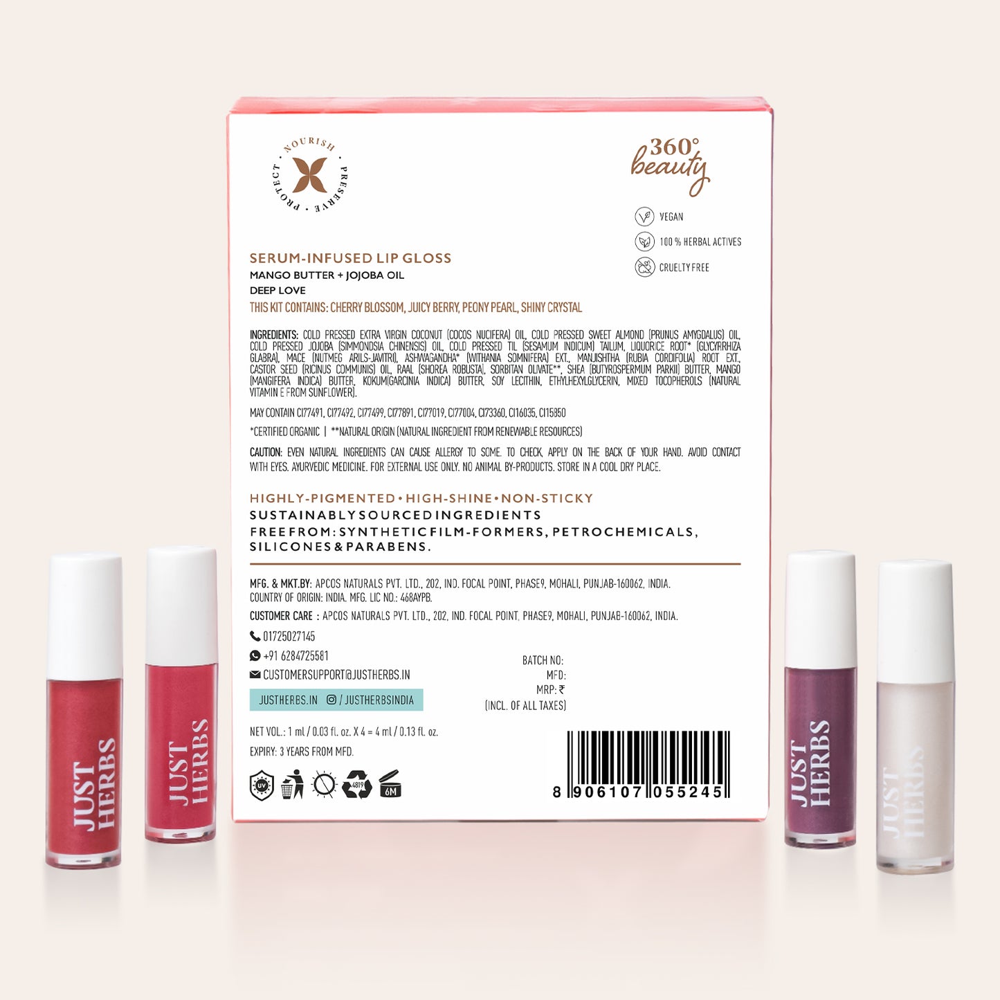 Serum-Infused Lip Gloss - Deep Love