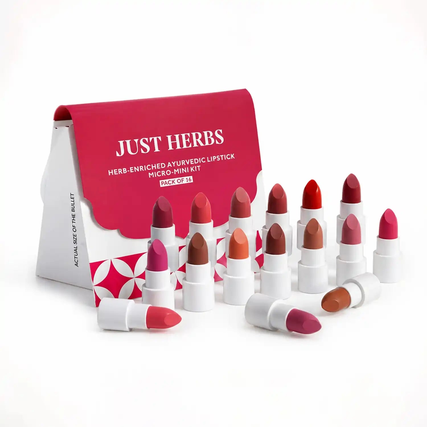Herb Enriched Ayurvedic Lipstick Micro-Mini Kit Pack of 2 - Image 1