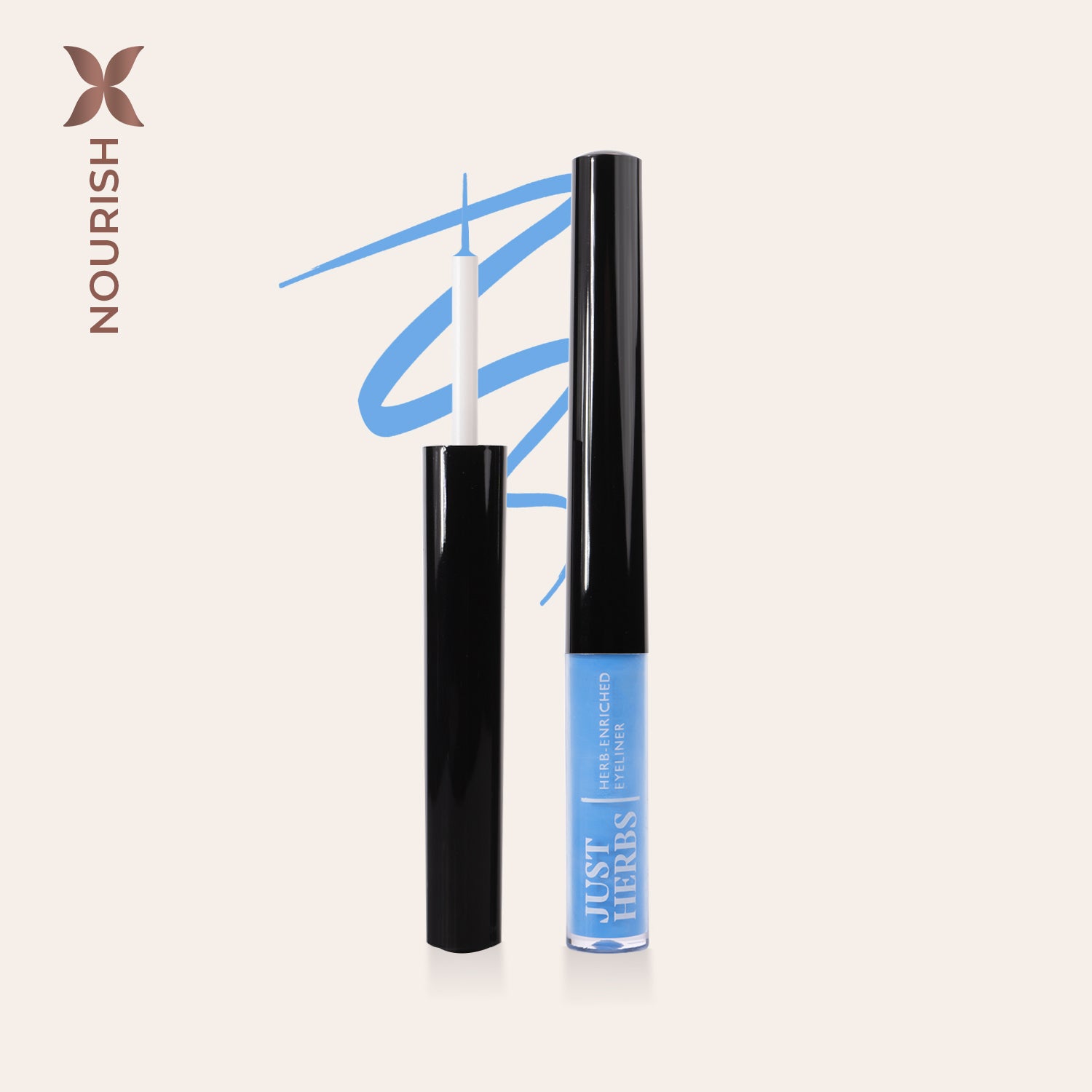 Herb-Enriched Waterproof Eyeliner Organic with Jojoba Oil & Vitamin E, Jhel-01 eclectic blue
Herb-Enriched Waterproof Eyeliner Organic with Jojoba Oil & Vitamin E, Jhel-01 eclectic blue