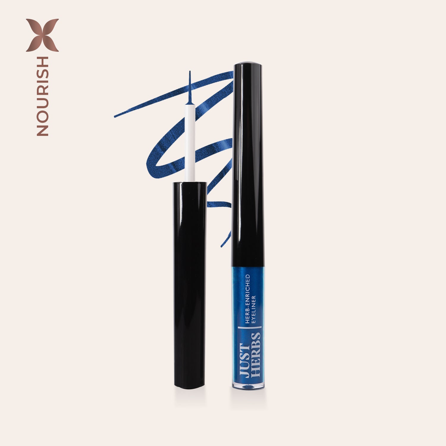 Herb-Enriched Waterproof Eyeliner Organic with Jojoba Oil & Vitamin E, Jhel-02 midnight blue
Herb-Enriched Waterproof Eyeliner Organic with Jojoba Oil & Vitamin E, Jhel-02 midnight blue