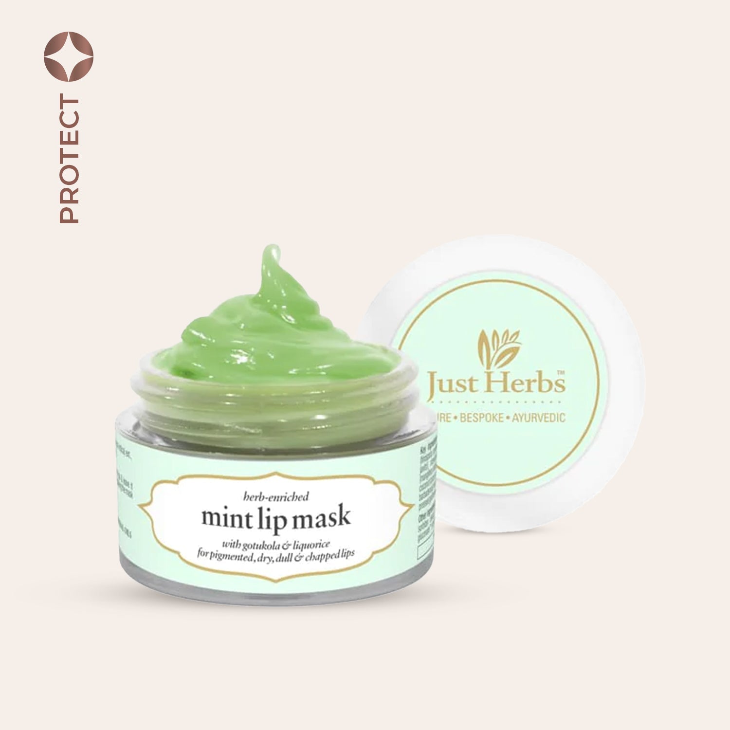 Herb Enriched Lip Mask 15 g, Mint_mask
Herb Enriched Lip Mask 15 g, Mint_mask