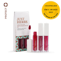 Thumbnail for Full-Size Herb Enriched Matte Liquid Lipstick Kit - Set of 3
