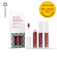 Thumbnail for Full-Size Herb Enriched Matte Liquid Lipstick Kit - Set of 3