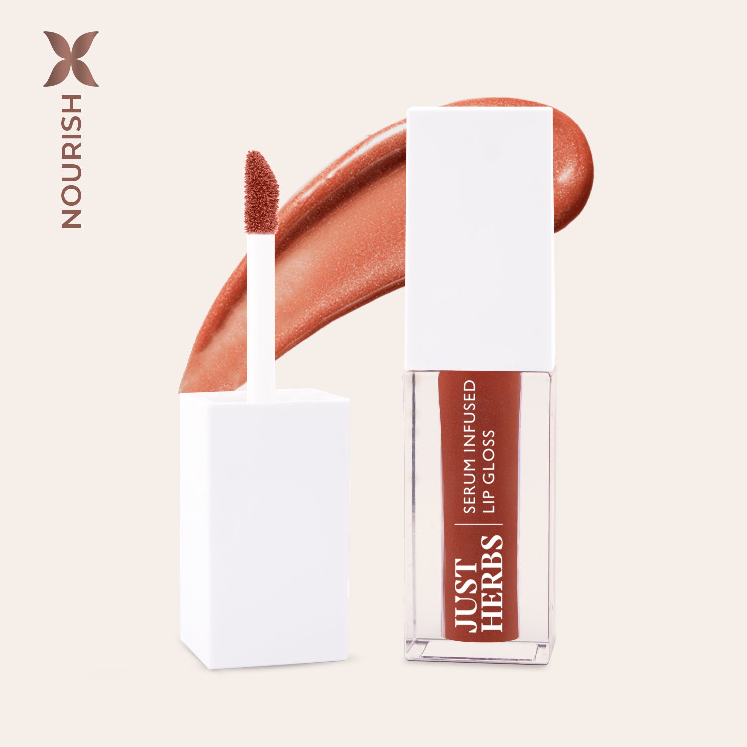 Serum-infused Lip Gloss with Mango Butter and Jojoba, 05-peachy-glow
Serum-infused Lip Gloss with Mango Butter and Jojoba, 05-peachy-glow