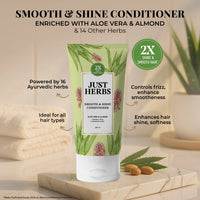 Thumbnail for Smooth & Shine Conditioner | Aloe Vera, Almond & 14 Herbs