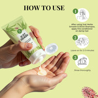 Thumbnail for Smooth & Shine Conditioner | Aloe Vera, Almond & 14 Herbs