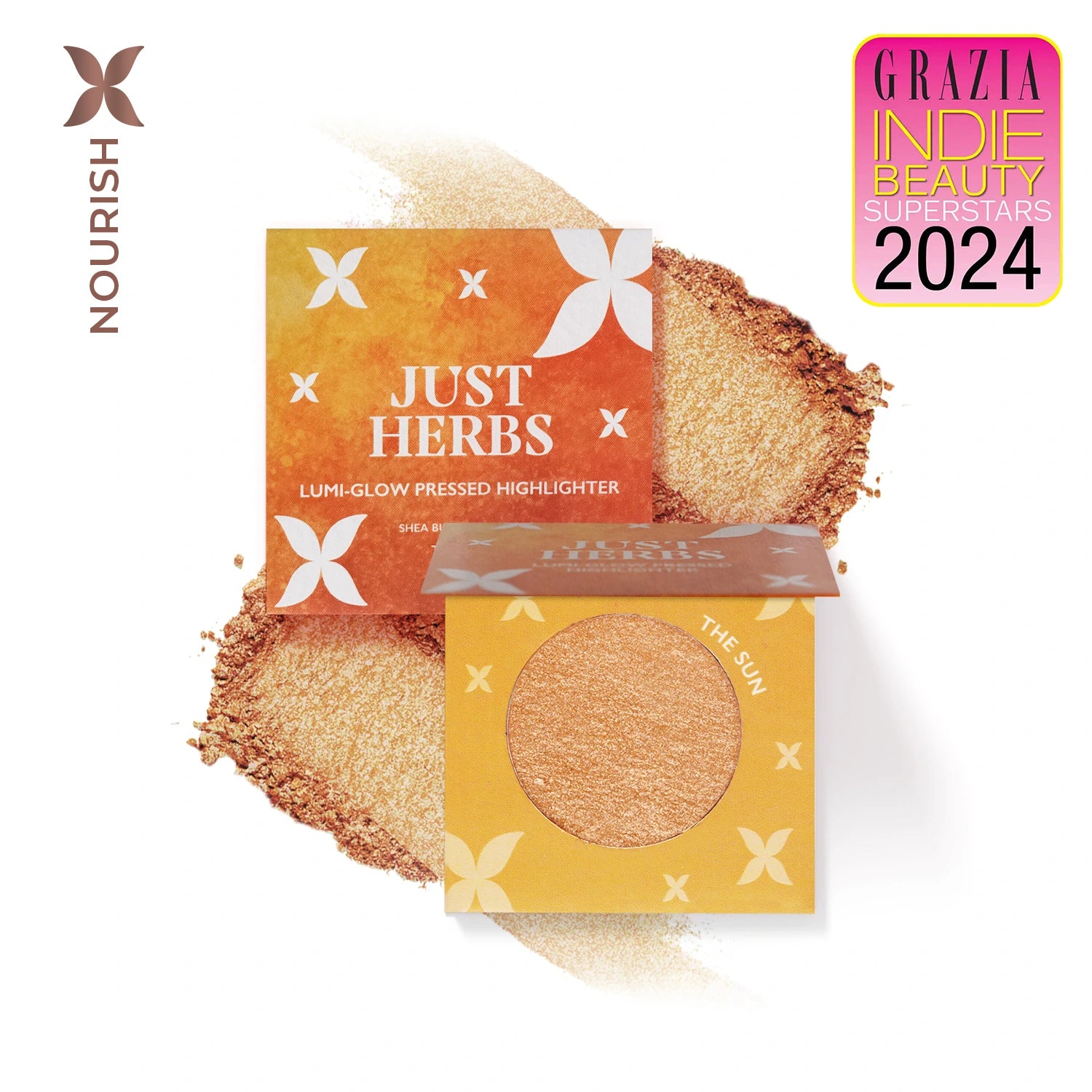 Lumi-glow Pressed Highlighter with Shea...