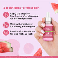 Thumbnail for Watermelon Burst Glow Face Serum with 2% Hyaluronic Acid | For glass skin | 10ml
