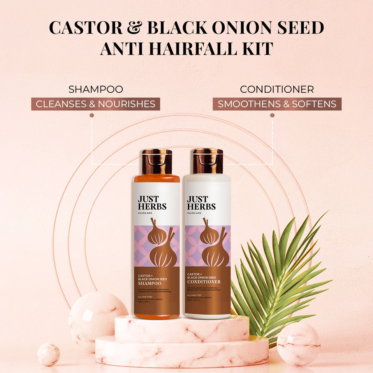 Anti Hair Fall Kit with Castor & Black Onion Seed