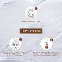 Thumbnail for Age-defence Face Wash - Plant-based Retinol