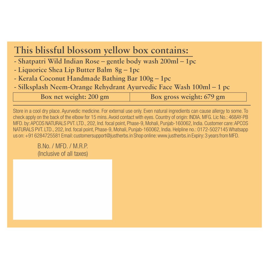 Blissful Blossom Yellow Gift Set
Blissful Blossom Yellow Gift Set