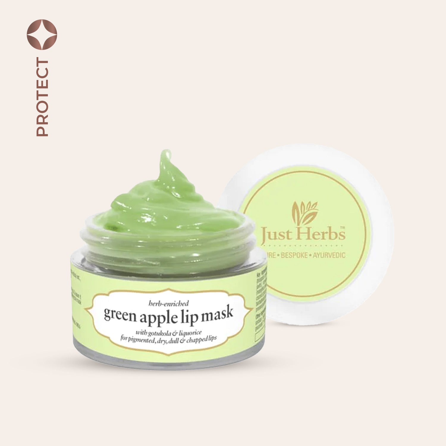 Herb Enriched Lip Mask, Green_apple_mask
Herb Enriched Lip Mask, Green_apple_mask