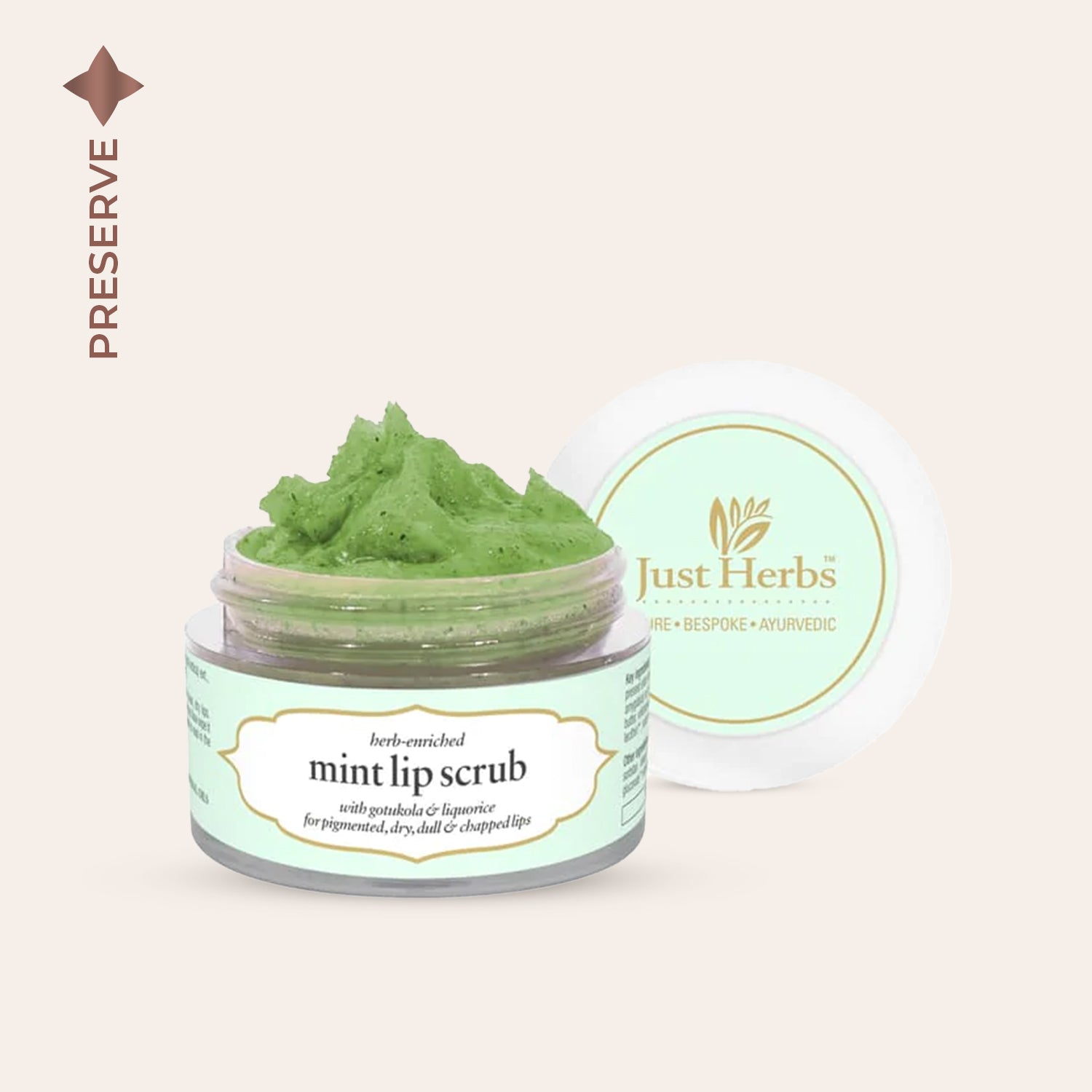 Herb Enriched Lip Scrub, Mint_scrub
Herb Enriched Lip Scrub, Mint_scrub