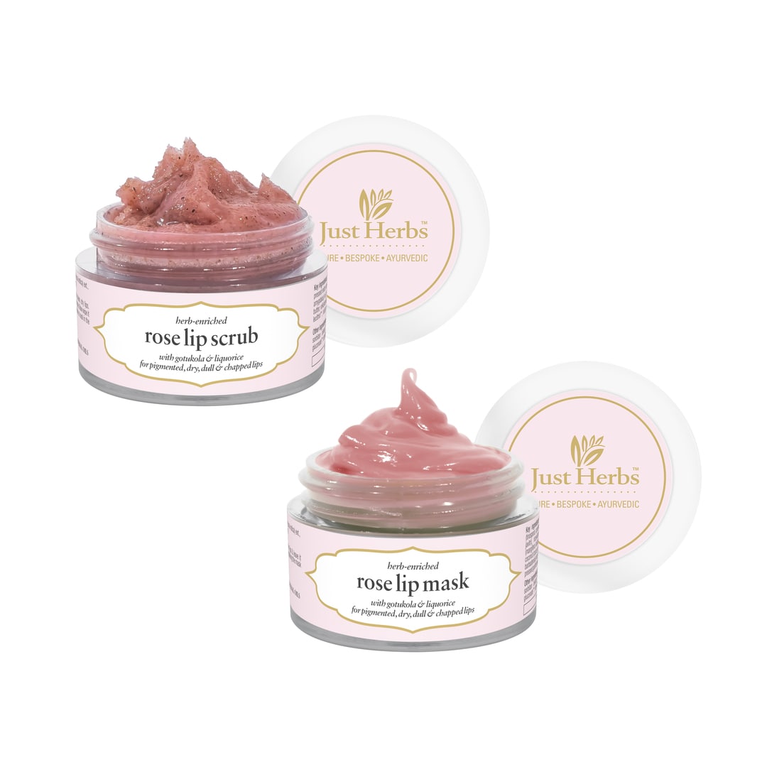 Herb Enriched Lip Scrub & Mask Duo, Rose_combo
Herb Enriched Lip Scrub & Mask Duo, Rose_combo