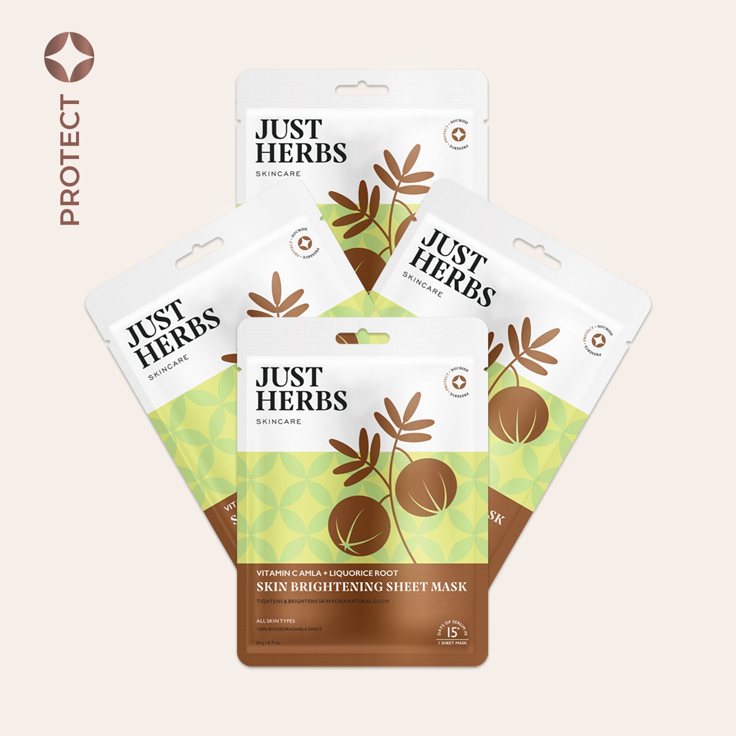Vitamin C Amla Sheet Mask with Liquorice Root for Skin Brightening
Vitamin C Amla Sheet Mask with Liquorice Root for Skin Brightening