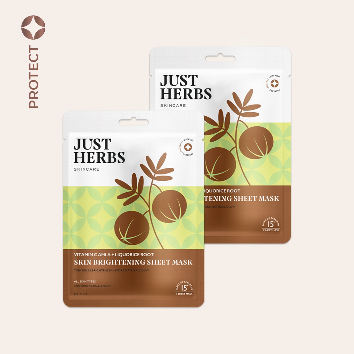 Vitamin C Amla Sheet Mask with Liquorice Root for Skin Brightening
Vitamin C Amla Sheet Mask with Liquorice Root for Skin Brightening