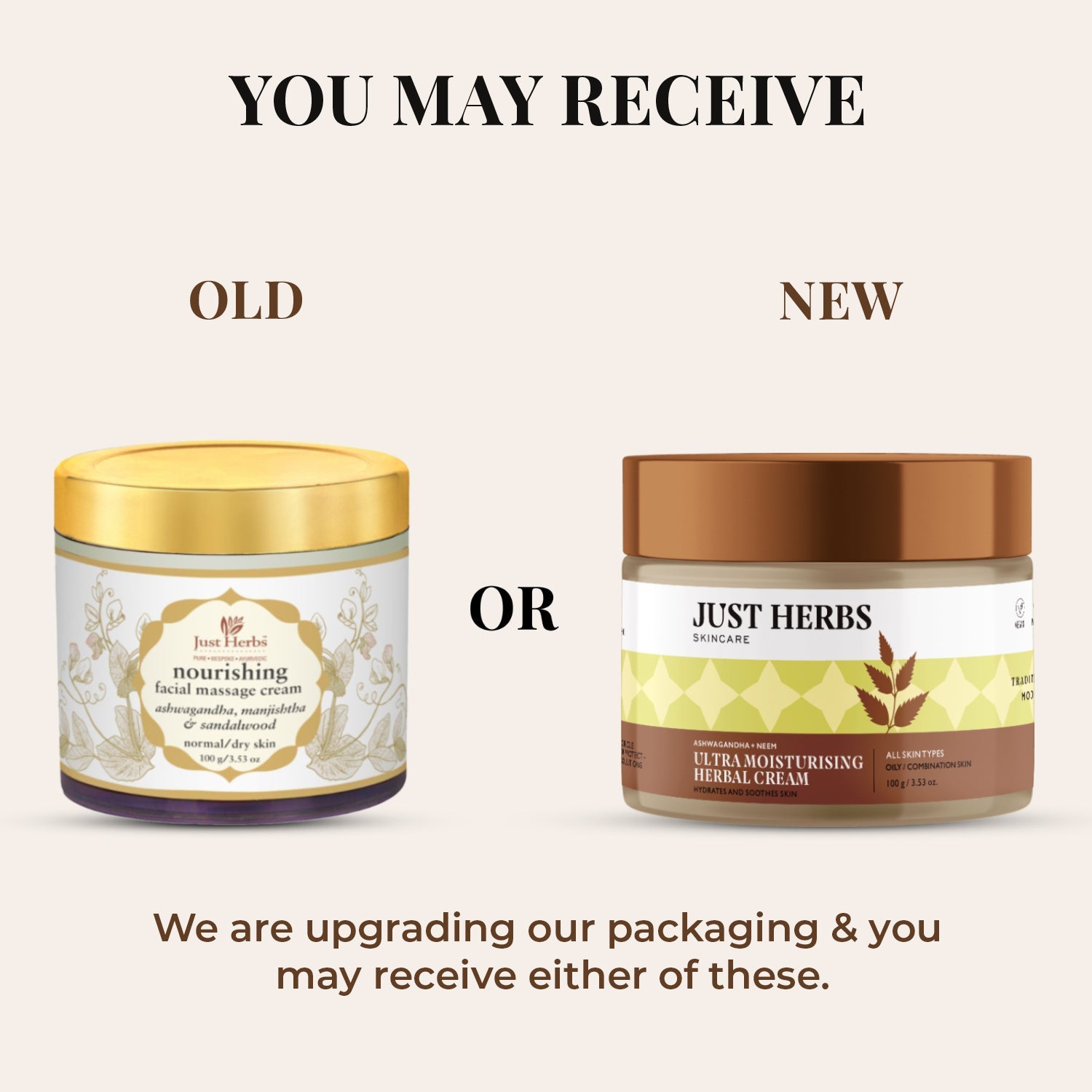 Ultra Moisturising Herbal Cream with Ashwagandha and Neem - BYOB
Ultra Moisturising Herbal Cream with Ashwagandha and Neem - BYOB