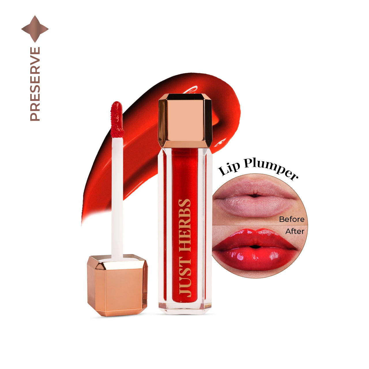 Lip Honey Plumping Gloss with Plant Vitamin C and Peppermint Oil