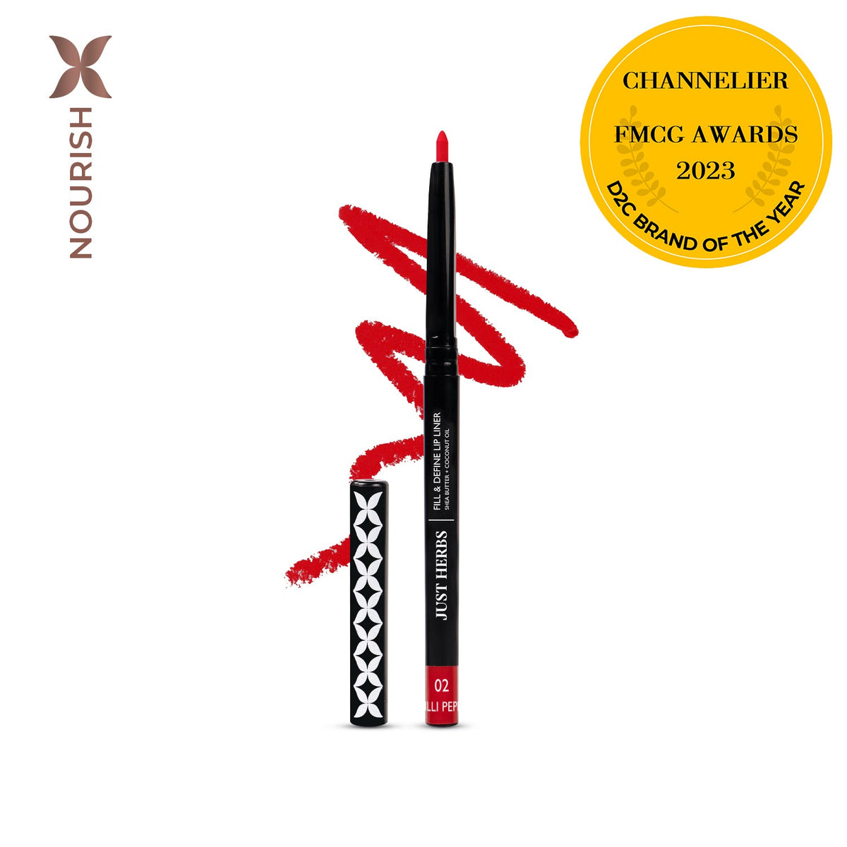 Fill & Define Lip Liner with Shea Butter and Coconut Oil