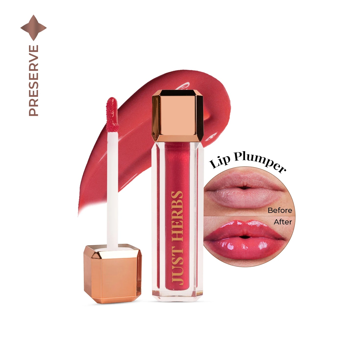 Lip Honey Plumping Gloss with Plant Vitamin C and Peppermint Oil