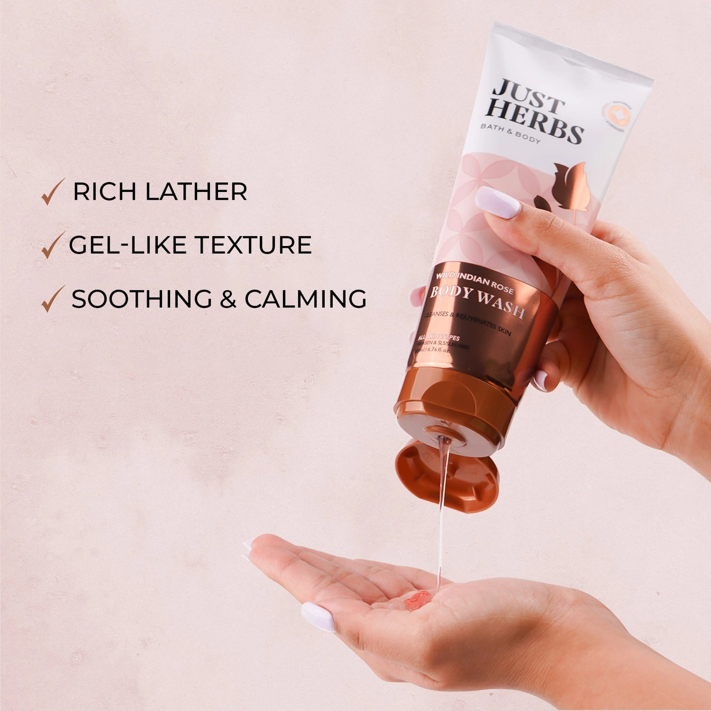 Wild Indian Rose Body Wash 200 ml