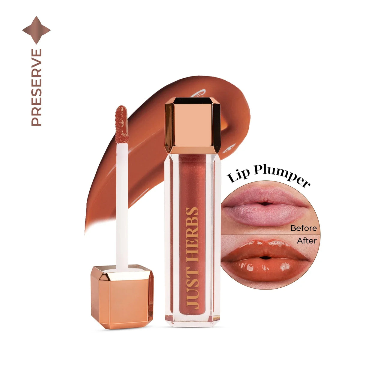 Lip Honey Plumping Gloss with Plant Vitamin C and Peppermint Oil