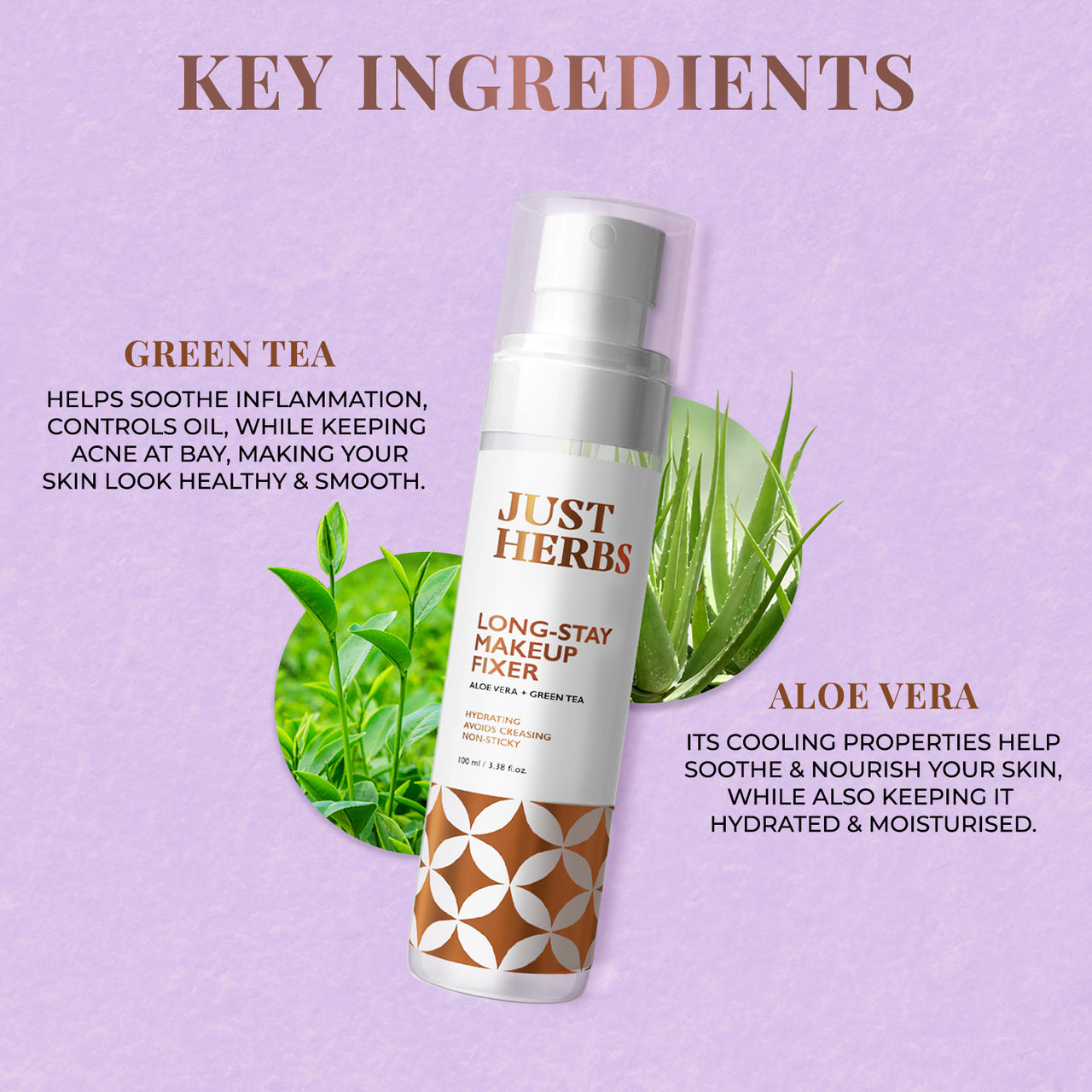Long-stay Makeup Fixer with Aloe Vera & Green Tea